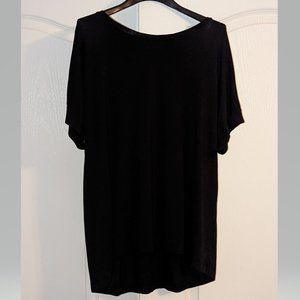 Soma wknd black tunic tee